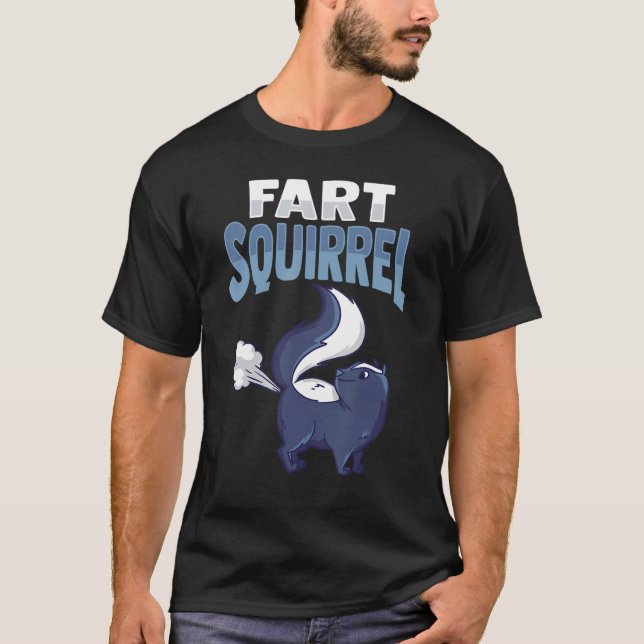 Furz Squirrel Costume für einen Skunk Hausbesitzer T-Shirt (Vorderseite)