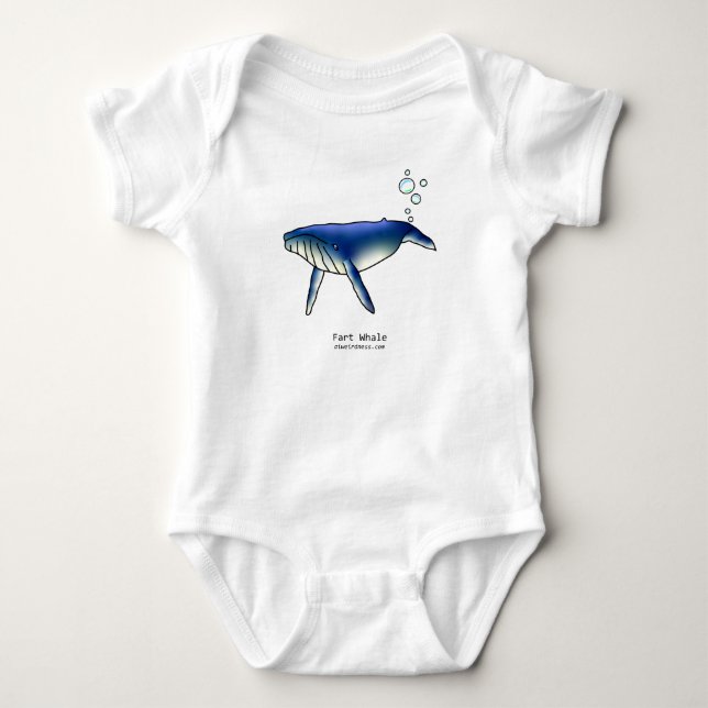 Furz Wal Baby Bodysuit Baby Strampler (Vorderseite)