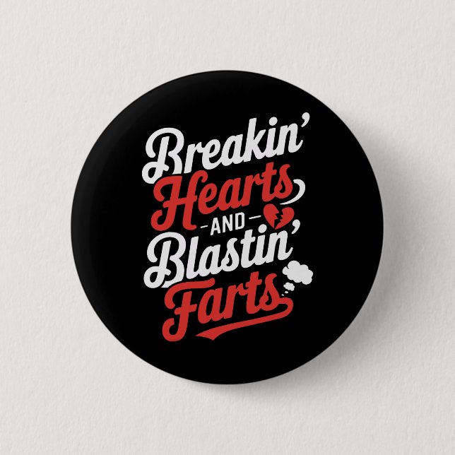 Furzen mit Brustwarzen Button (Vorderseite)