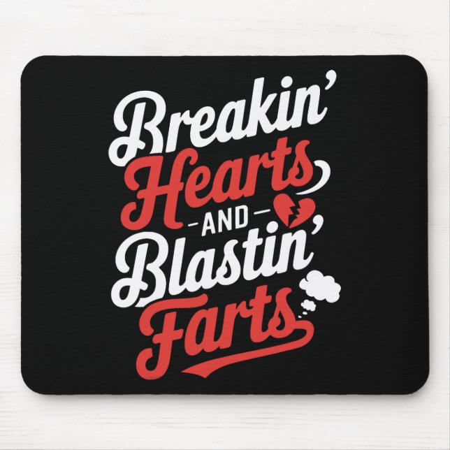 Furzen mit Brustwarzen Mousepad (Vorne)
