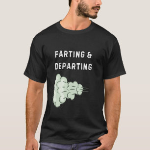 Furzen und Abreisen Lustig Komisch Hässlicher Flug T-Shirt