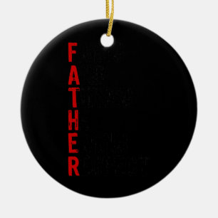 Furzen und denkt, dass er verdient Respekt Väter  Keramik Ornament