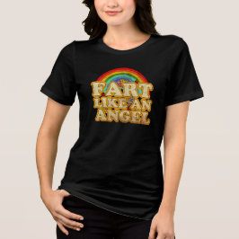 Furzen wie ein Engel Tri-Blend Shirt