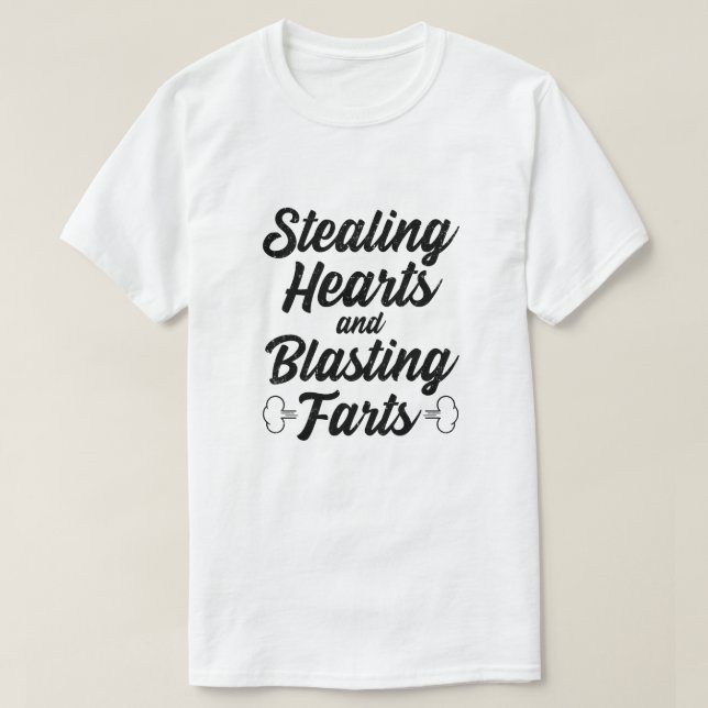 Furzen zum Stechen von Herz und Blade T-Shirt (Design vorne)