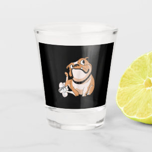 Furzender Pitbull-Liebhaber Lustiger Bulldoggen-Hu Schnapsglas