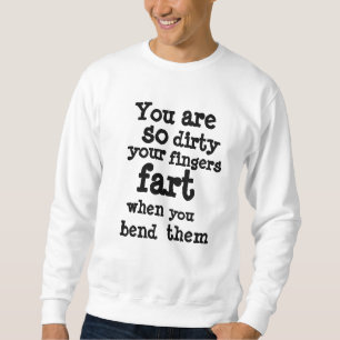 Furzfinger-Linie Sweatshirt