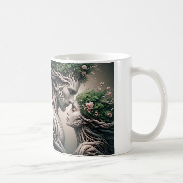 fusão homem e natureza kaffeetasse (Rechts)