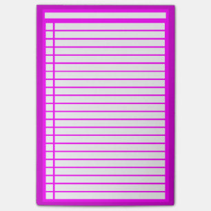 Fuschia Checkliste Post-it Klebezettel