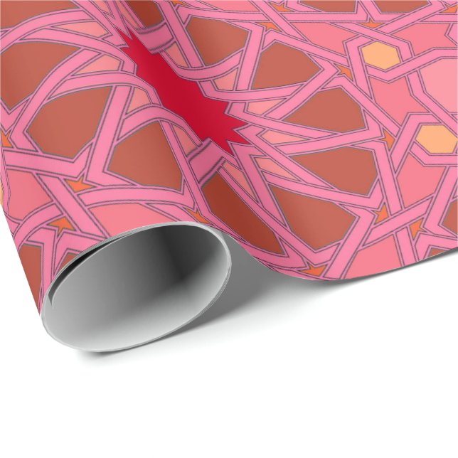 Fuschia Granada Geschenkpapier (Rolleneckpunkt)