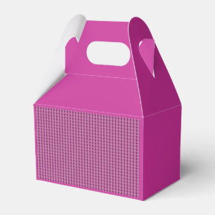 Fuschia mit Mini-Diamond-Muster Geschenkschachtel