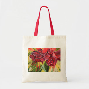 Fuschia Ölgemälde-Druck-Tasche durch Joanne Case Tragetasche