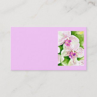 Fuschia Orchideen-Visitenkarten Visitenkarte