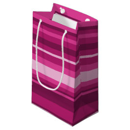 Fuschia-Streifen Kleine Geschenktüte
