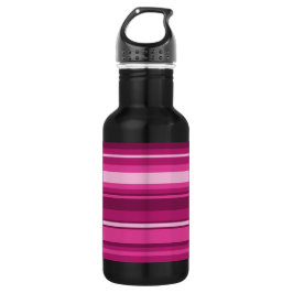 Fuschia-Streifen Trinkflasche