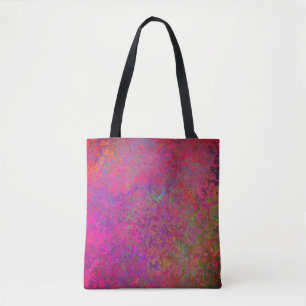Fuschia und türkisfarbene Textur Tasche