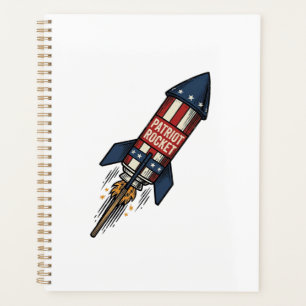 Fusée Patriot 4 juillet Conception de feux d'artif