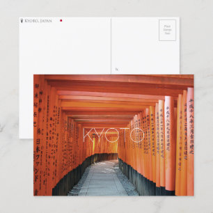 Fushimi Inari, Kyoto, Japon Carte postale