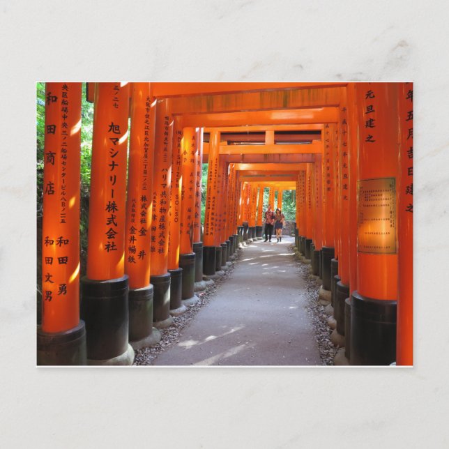 Fushimi Inari Kyoto Japon Carte postale (Devant)