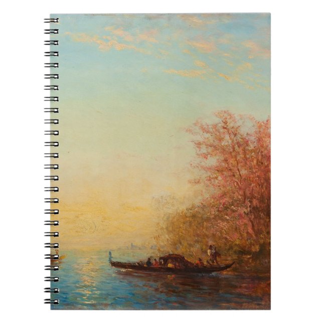 Fusine, Environments de Venise - Félix Ziem Notizblock (Vorderseite)