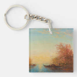 Fusine, Environments de Venise - Félix Ziem Schlüsselanhänger