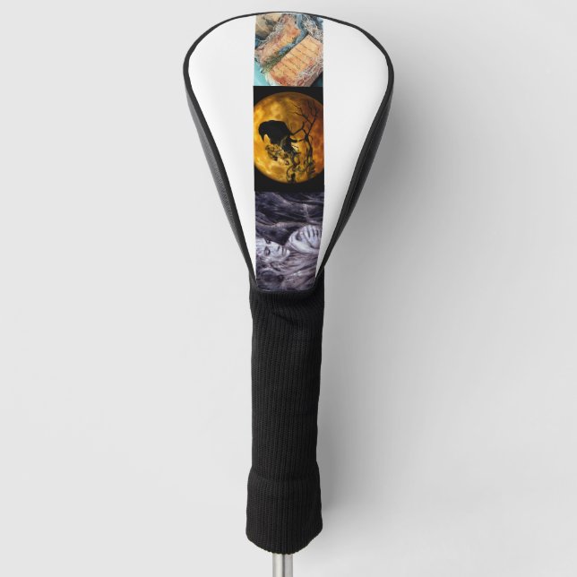 Fusion des Halloween-Wunders im Actionbild Golf Headcover (Vorderseite)