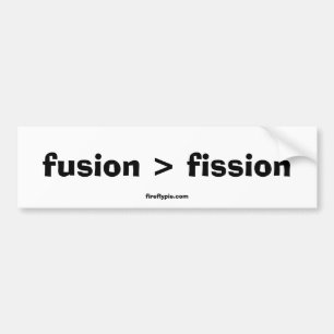Fusion > Spaltung Autoaufkleber