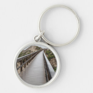 Fuß-Brücke Oso Flaco am See-Staats-Park Schlüsselanhänger