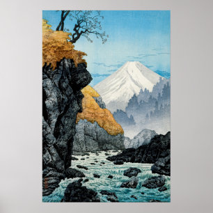 Fuß des Mount Ashitaka von Hiroaki Takahashi (1932 Poster