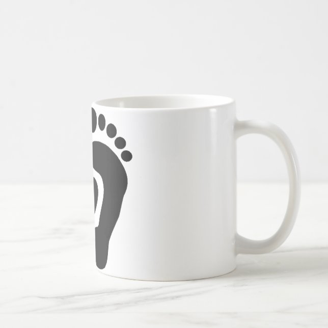Fuß-Liebe Kaffeetasse (Rechts)