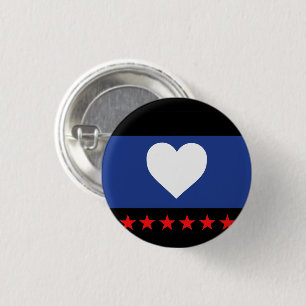 Fuß-Stolz-Flagge Button