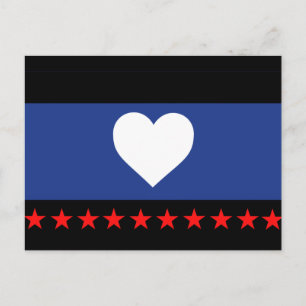 Fuß-Stolz-Flagge Postkarte