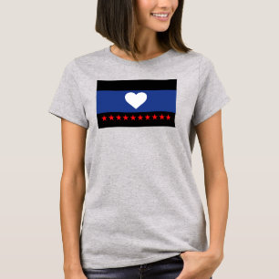Fuß-Stolz-Flagge T-Shirt