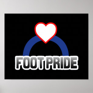 Fuß Stolz Poster