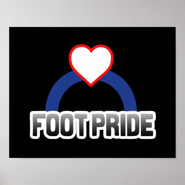 Fuß-Stolz Poster (Vorne)