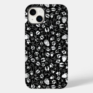 Fußabdrücke 01b. Black BG Case-Mate iPhone 14 Plus Hülle