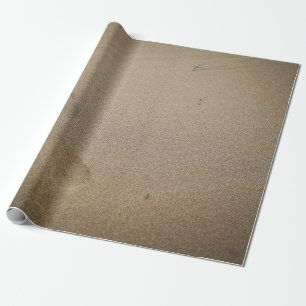 Fußabdrücke auf Sand Geschenkpapier