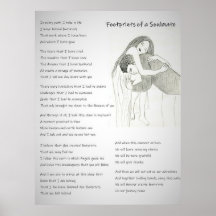 Fußabdrücke eines Seelenpaarers
