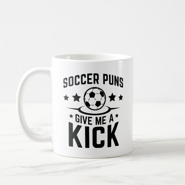 Fußabdrücke geben mir einen Kick Kaffeetasse (Links)