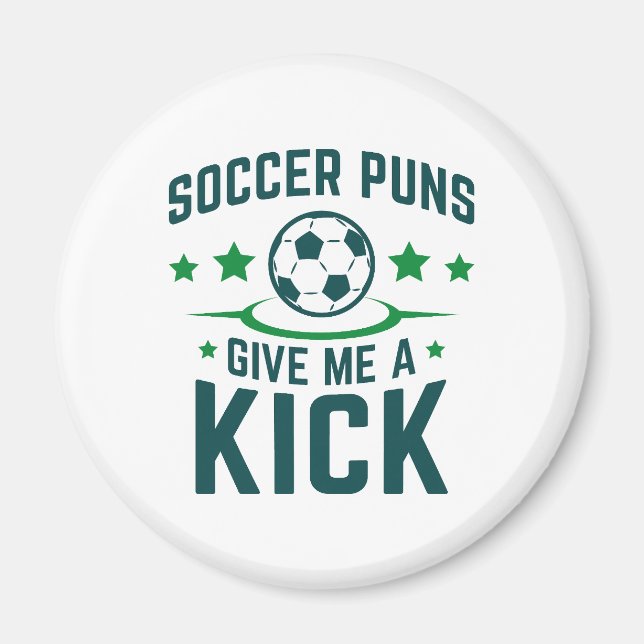 Fußabdrücke geben mir einen Kick Magnet (Vorne)