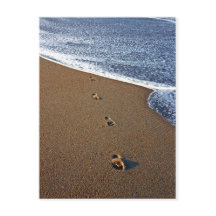 Fußabdrücke in Sand