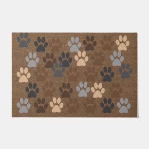 Fußabdrücke von Haustieren Doormat, Funny Cat Love Fußmatte