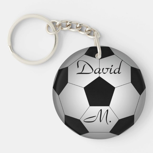 Fußbalball, personalisiert schlüsselanhänger (Vorderseite)