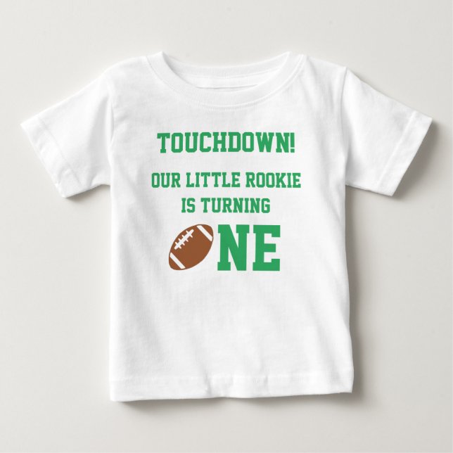 Fußball 1. Geburtstag Baby T-shirt (Vorderseite)