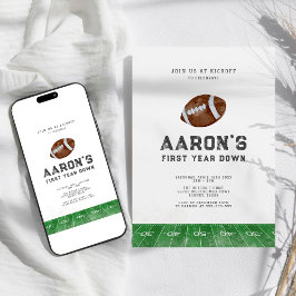 Fußball 1. Geburtstag Einladung