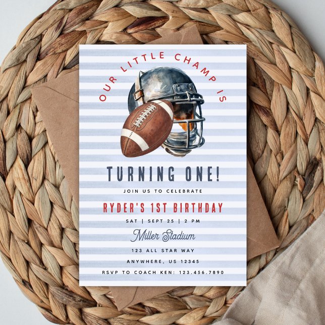 Fußball 1. Geburtstag Einladung (Von Creator hochgeladen)