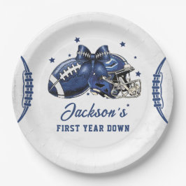 Fußball 1. Geburtstagspapier Teller