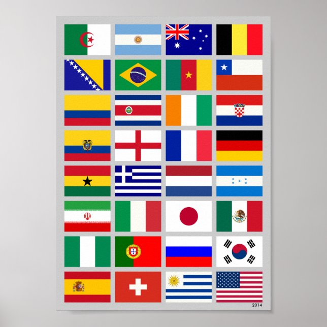 Fußball 2014 poster (Vorne)