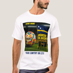 Fußball 2026 Curacao Benutzerdefinierter Ländernam T-Shirt