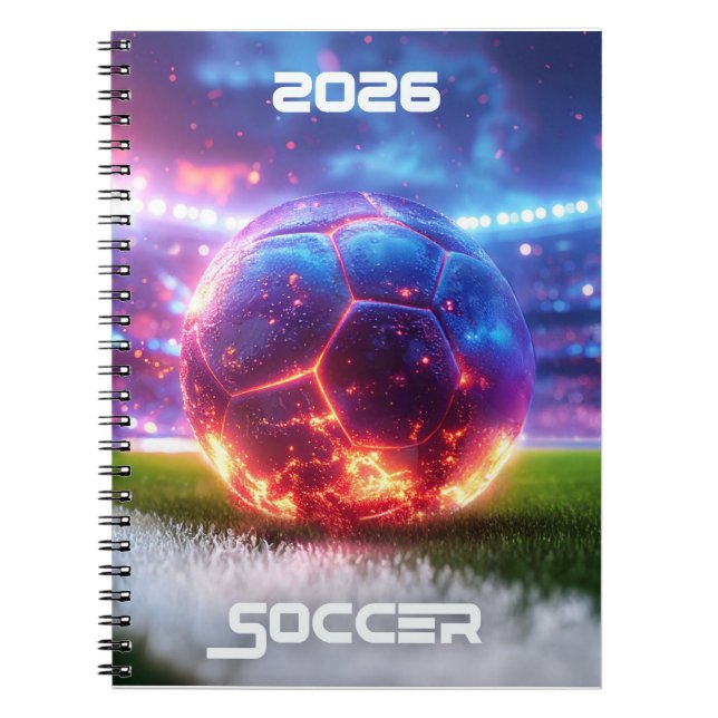 FUSSBALL 2026 -  NOTIZBLOCK (Vorderseite)