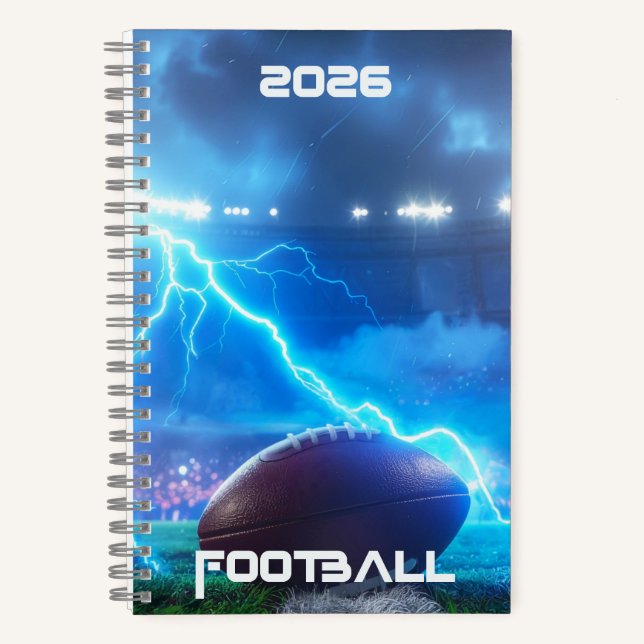 FUSSBALL 2026 NOTIZBUCH (Vorderseite)